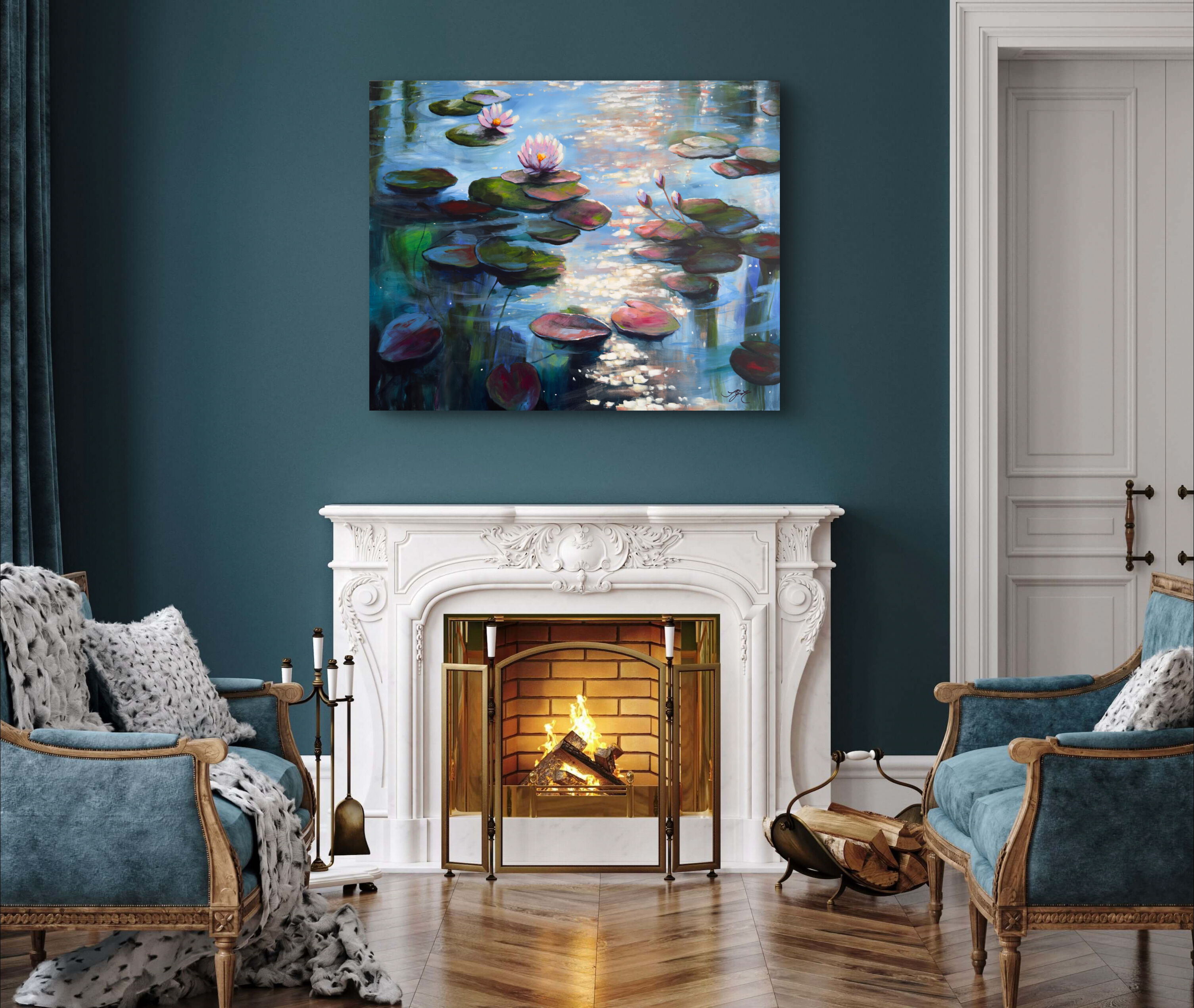 Picture "Lilies In Sparcle" (2024)