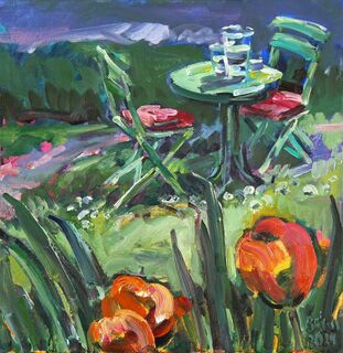 Bild "Rote Tulpen" (2025)