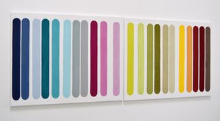 Bild "Barcode #5 (Diptychon)" (2024)