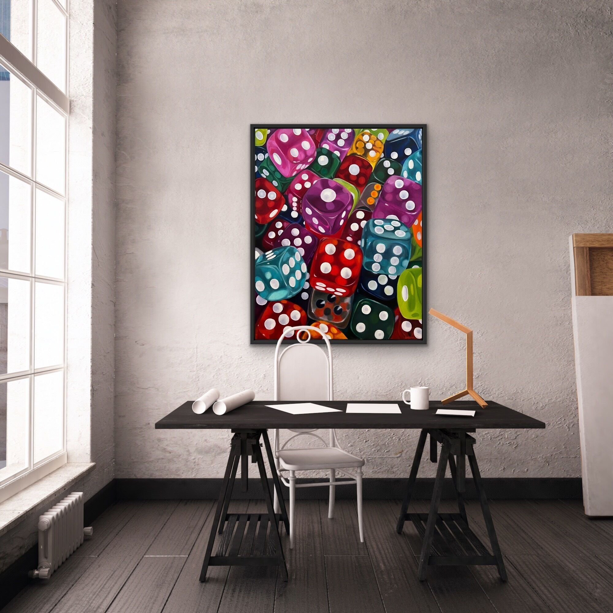 Picture "Cube (serial no. 230403)" (2023)