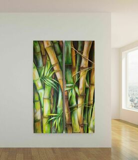 Picture "Bamboo diptych" (2017)