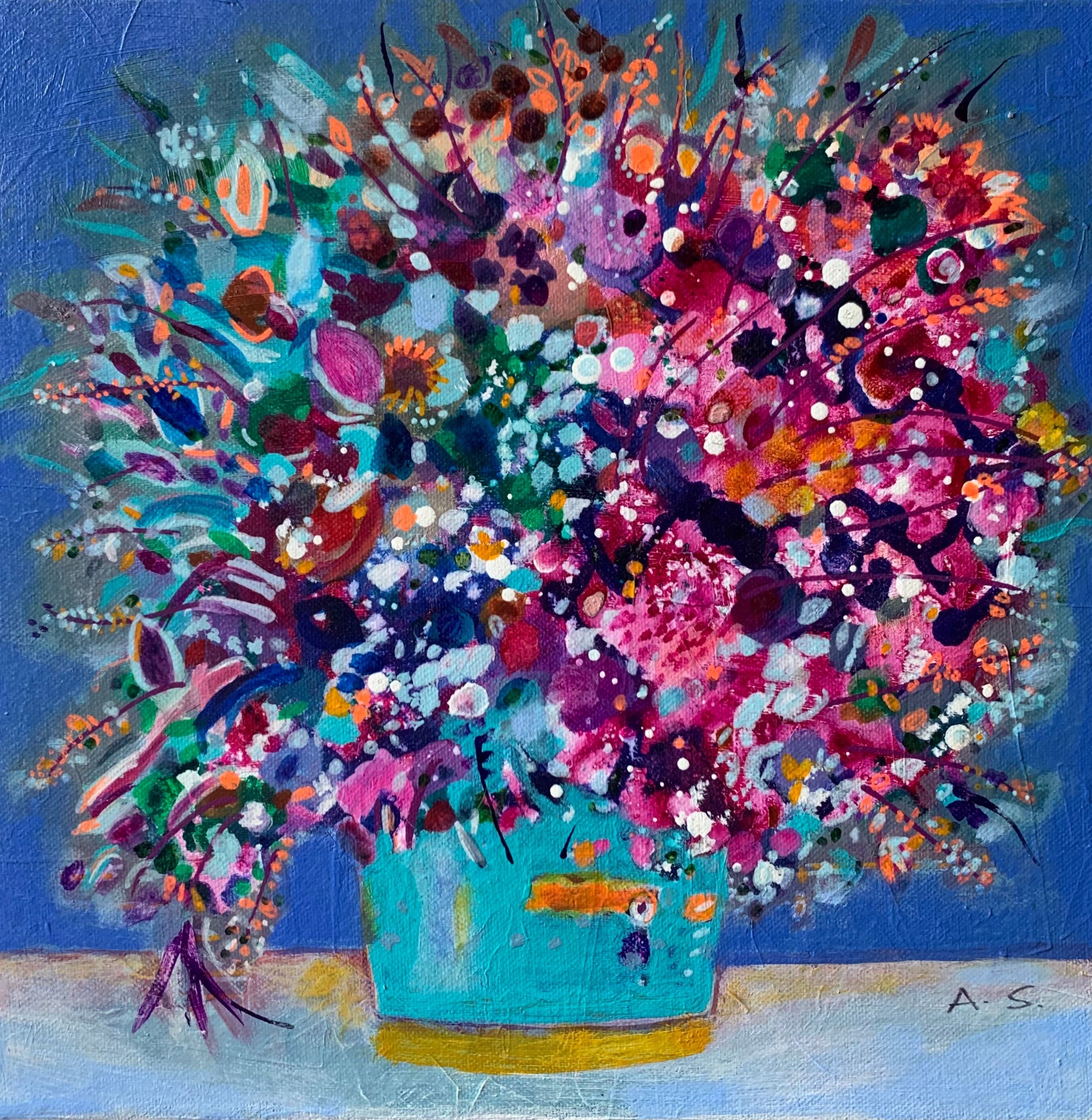 Picture "My forget-me-not still life" (2024)