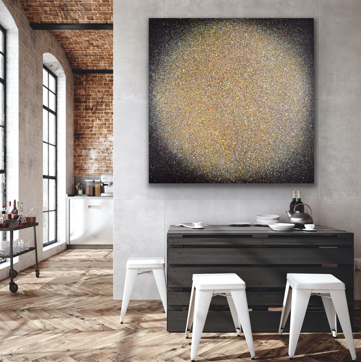 Bild "Diverging Dot #4" (2021)
