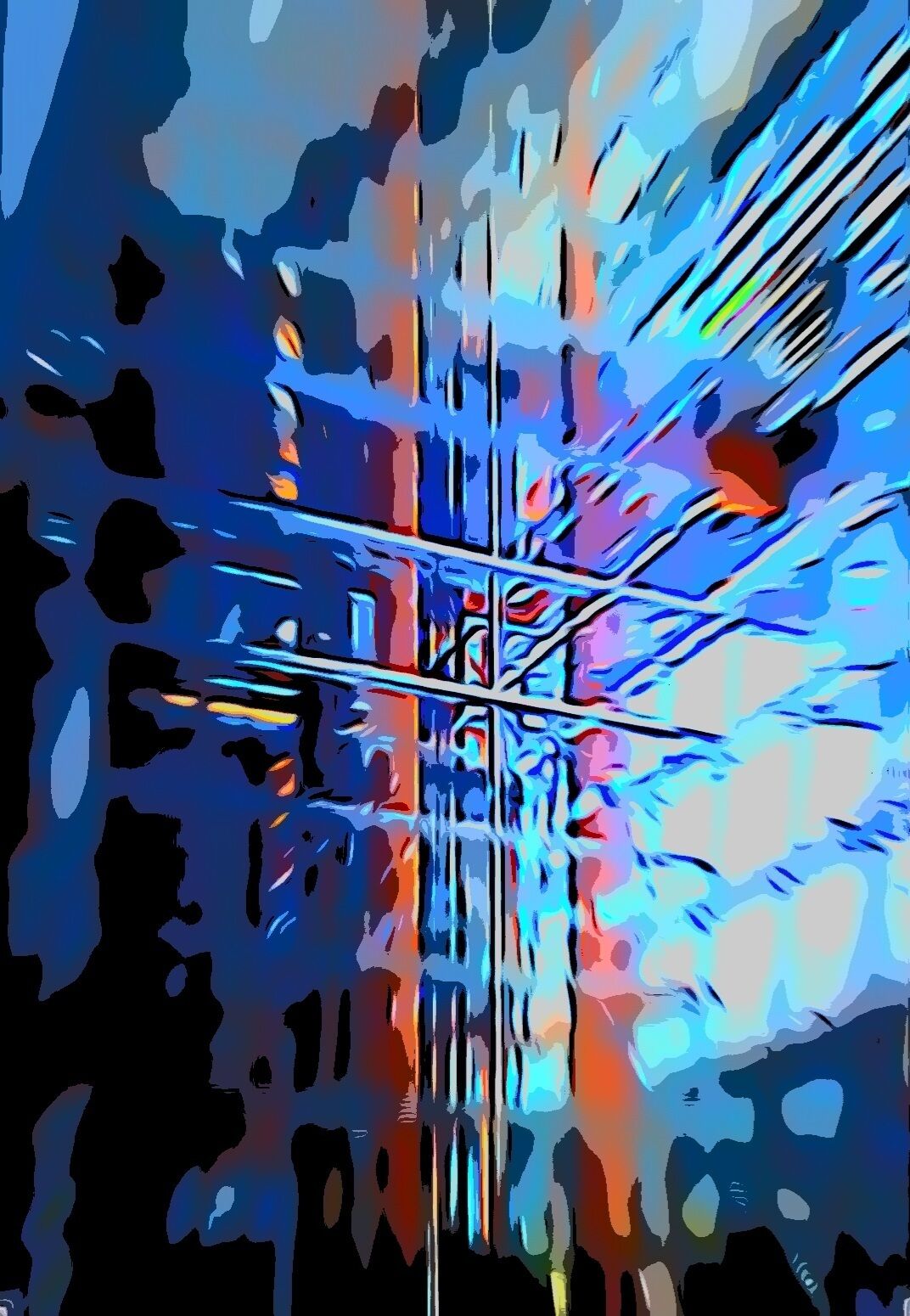 Picture "Blurry structure" (2025)