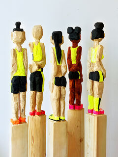 Skulptur "Staffel Team" (2022)