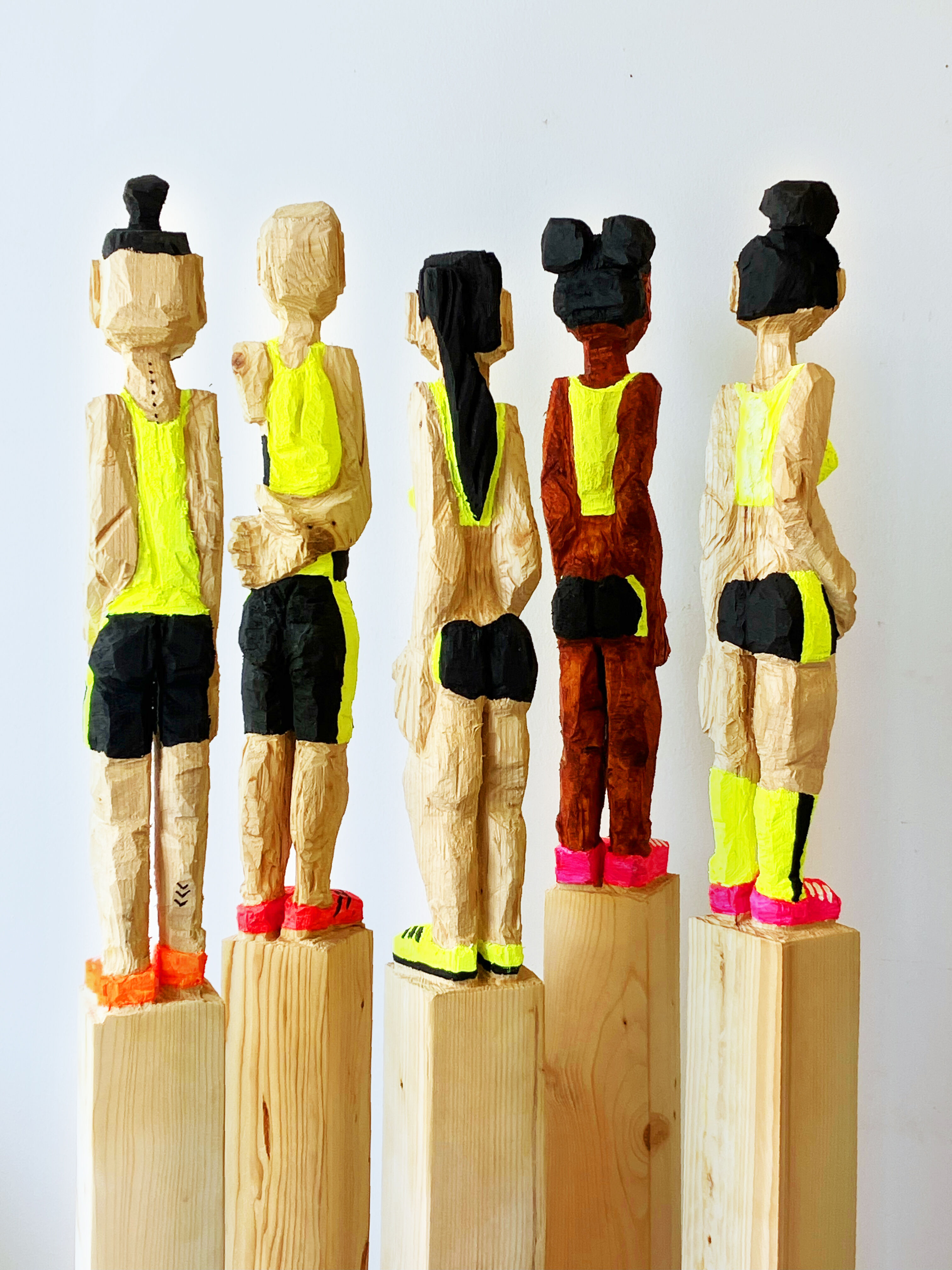 Skulptur "Staffel Team" (2022)