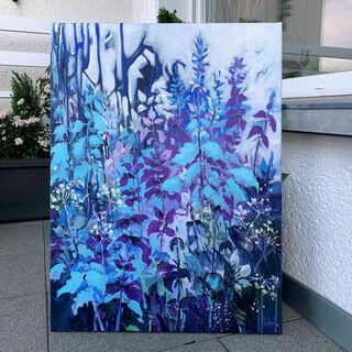 Picture "Blue garden" (2023)