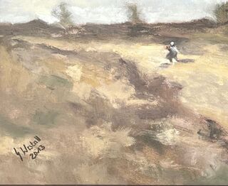 Picture "Le Coup de Vent" after Jean-Baptiste-Camille Corot." (2024)
