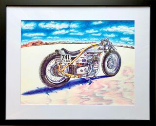 Picture "Motorcycle Indian 741 Desert Racer" (2021)