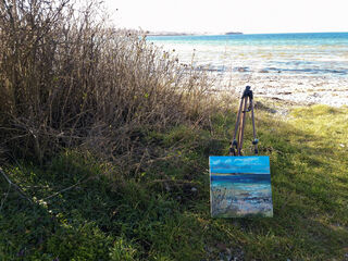 Picture "Sunny afternoon / Baltic Sea / Ærø / Borgnæs" (2023)