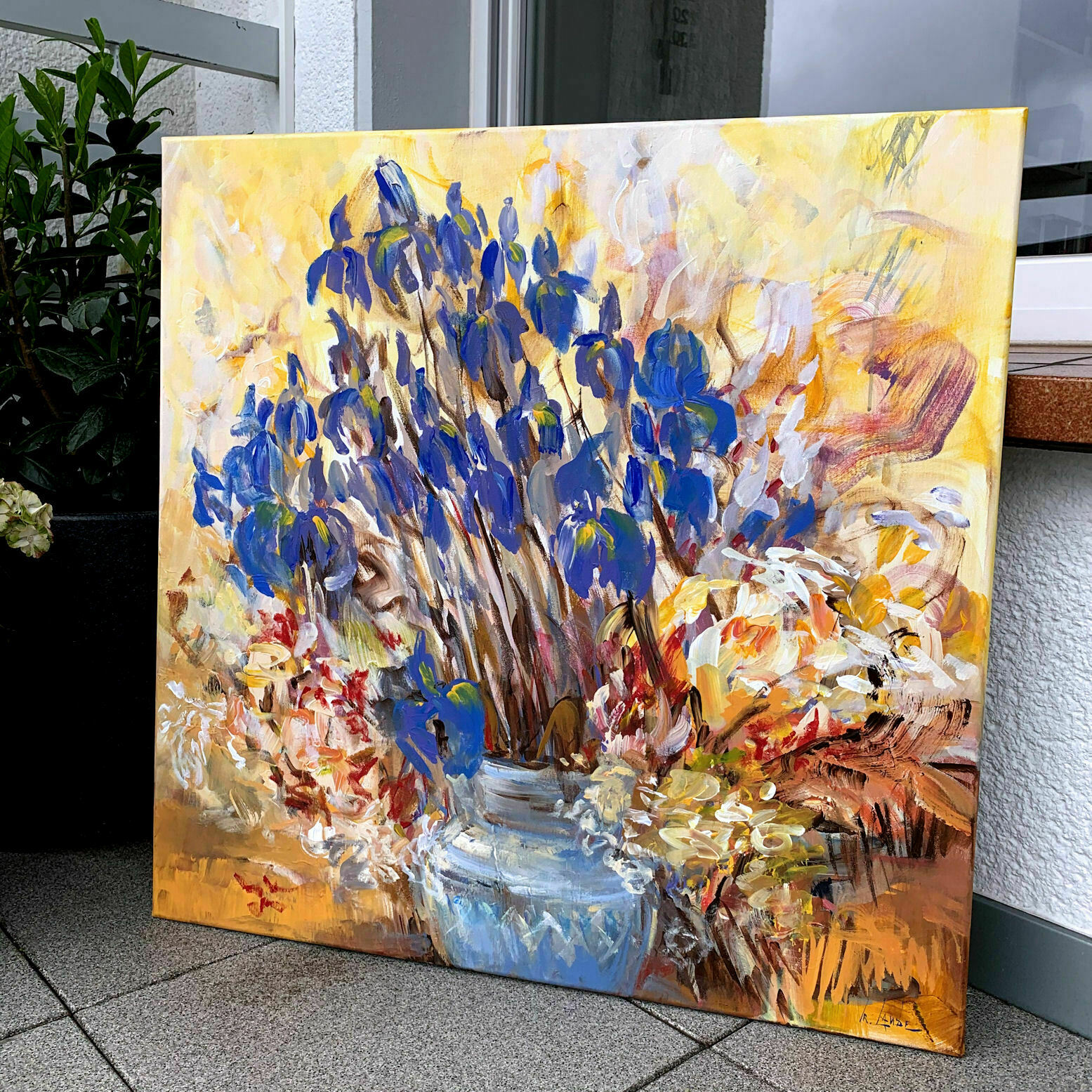 Bild "Garden irises" (2021)