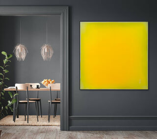 Bild "The Beginning / Exotic Yellow" (2024)