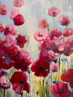 Bild "Poppies Land 11" (2024)