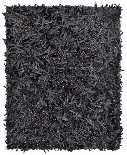 Skulptur "Paperwork & Pearls "Obsidian" (2025)