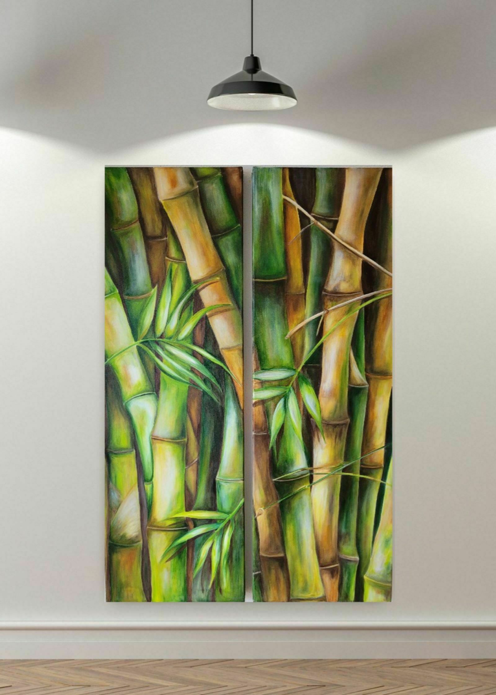 Picture "Bamboo diptych" (2017)