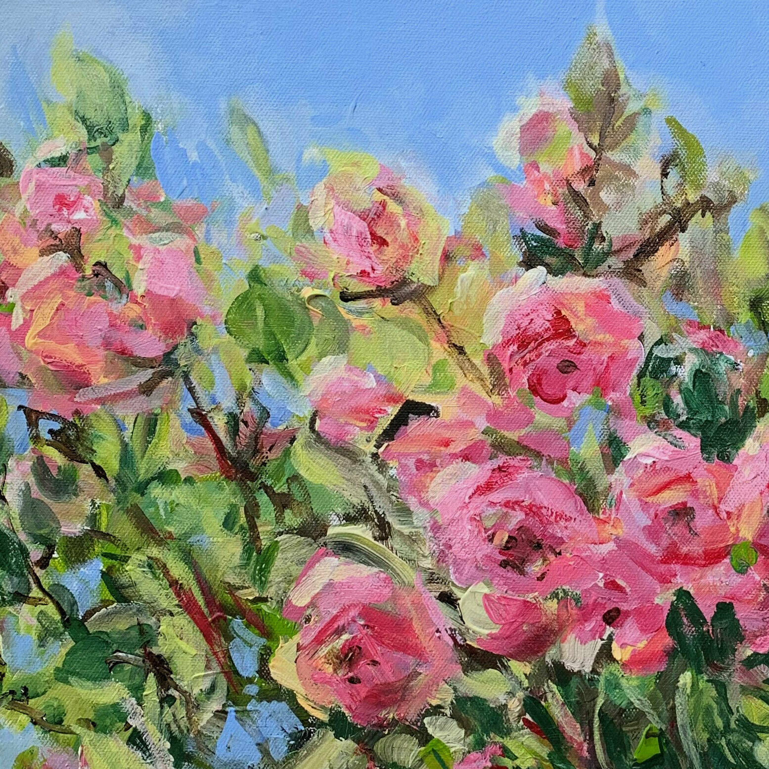 Picture "Pink roses II" (2021)