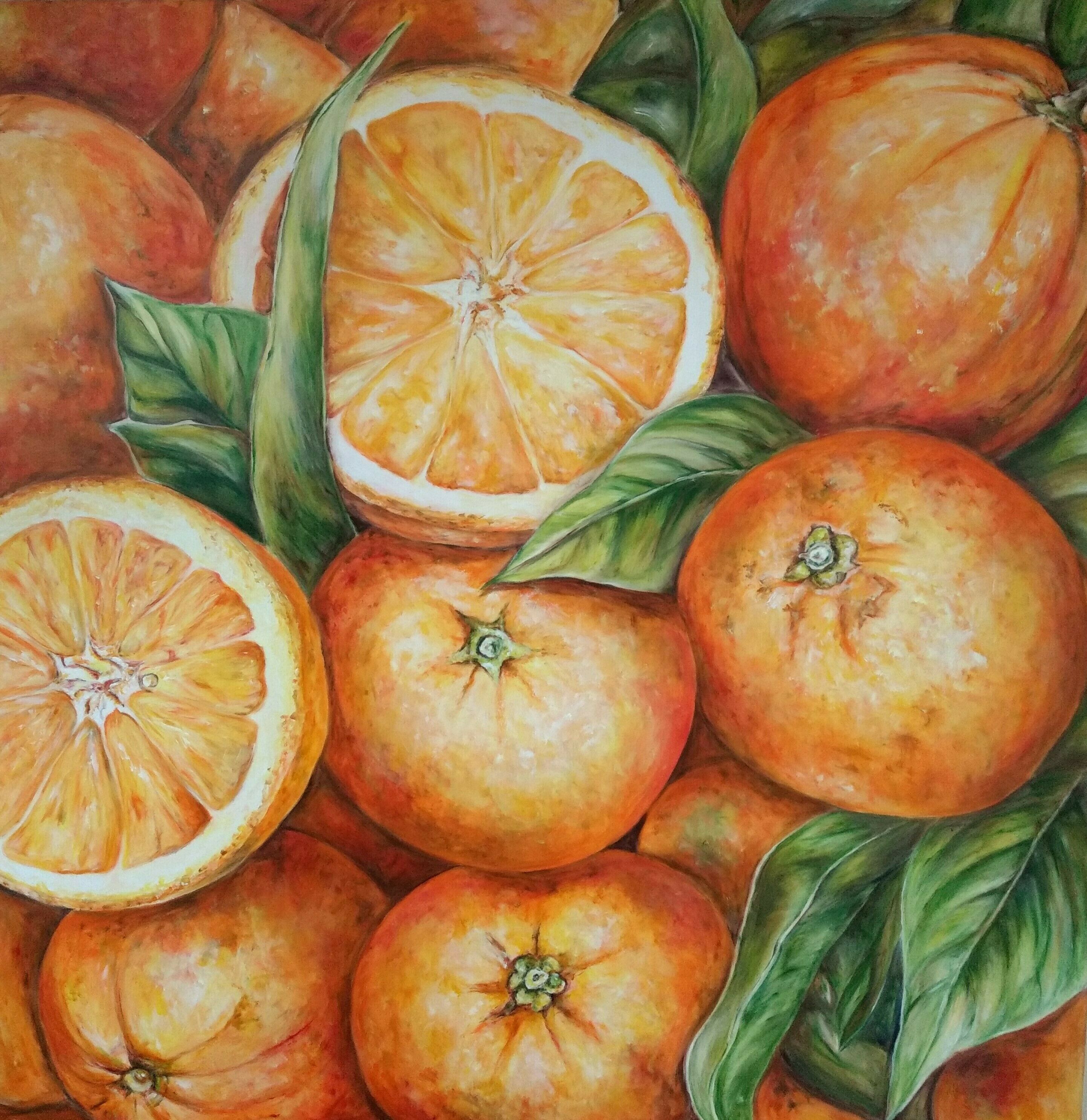 Bild "Orangen" (2017)