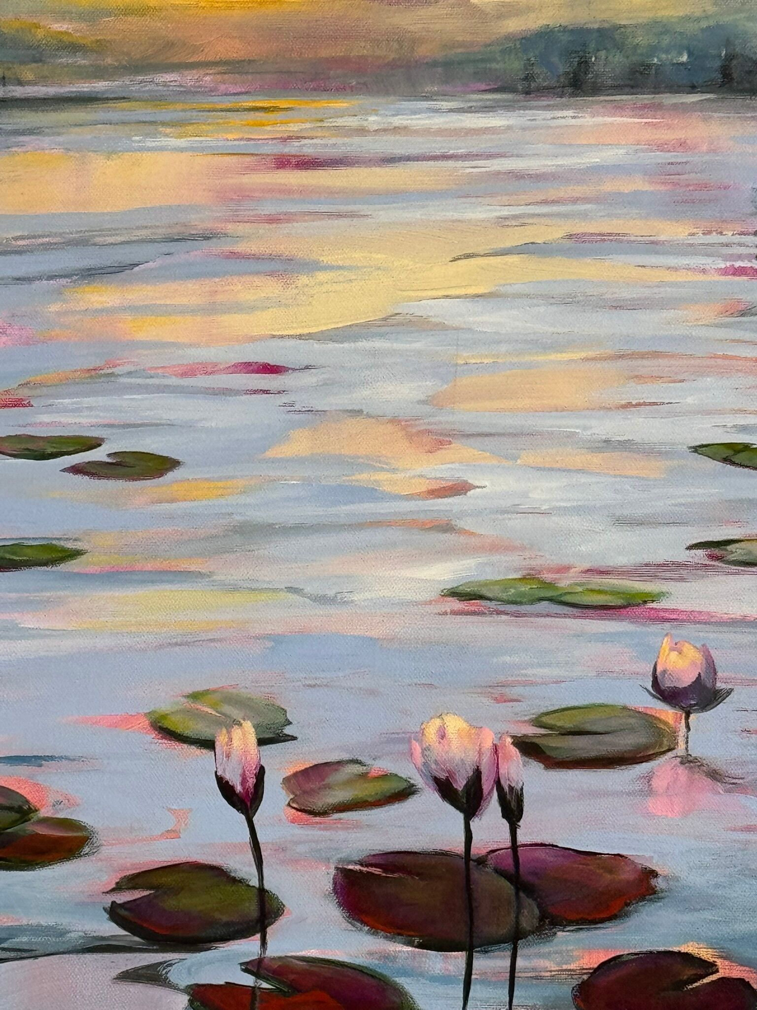 Picture "Water Lilies Land 1" (2025)
