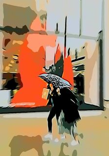 Picture "Red background" (2025)