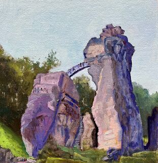 Picture "Externsteine II" (2024)