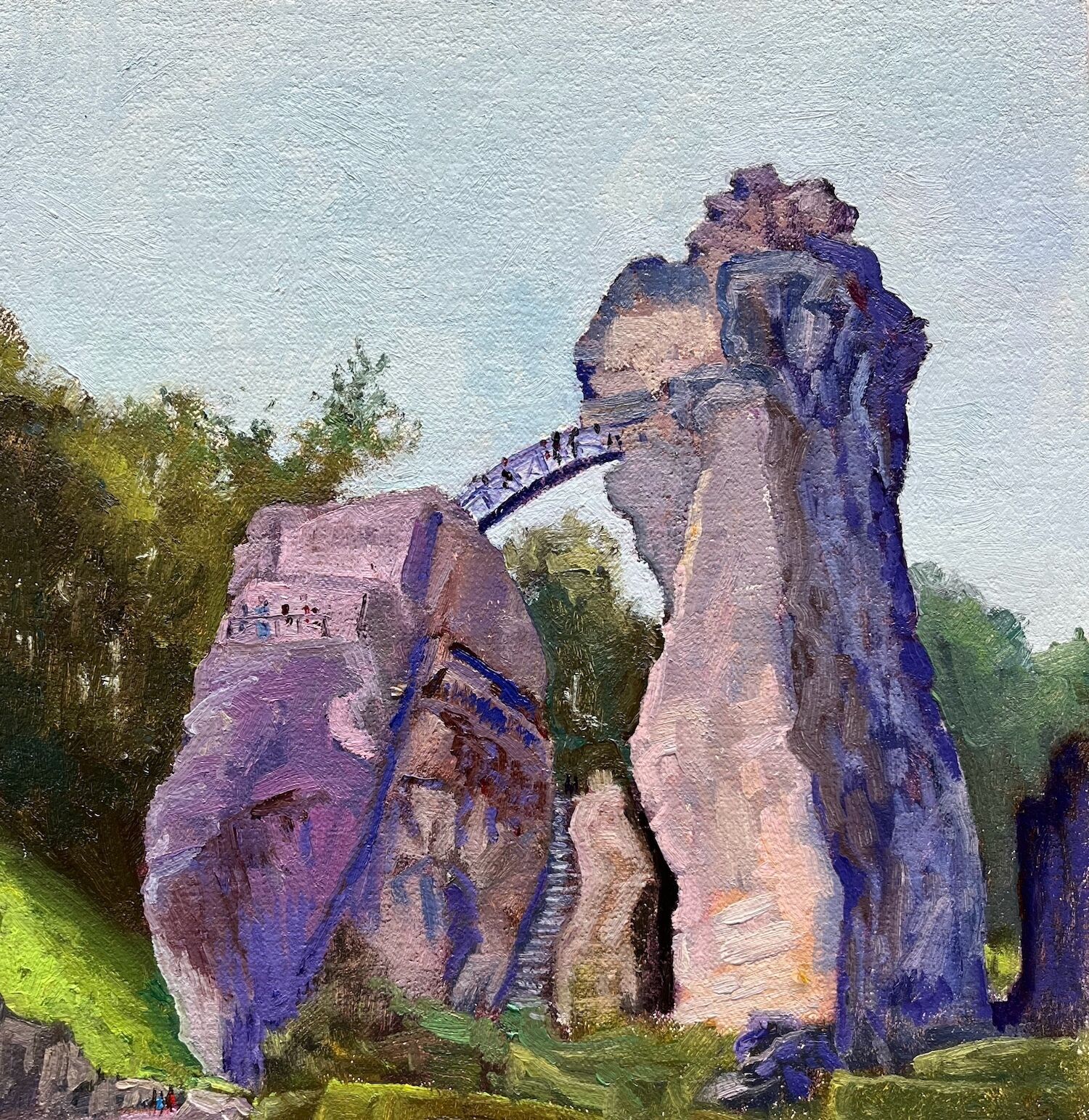 Picture "Externsteine II" (2024)