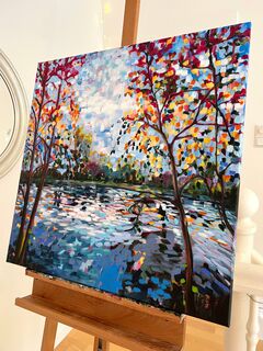 Picture "Autumn At The Pond 1" (2023)