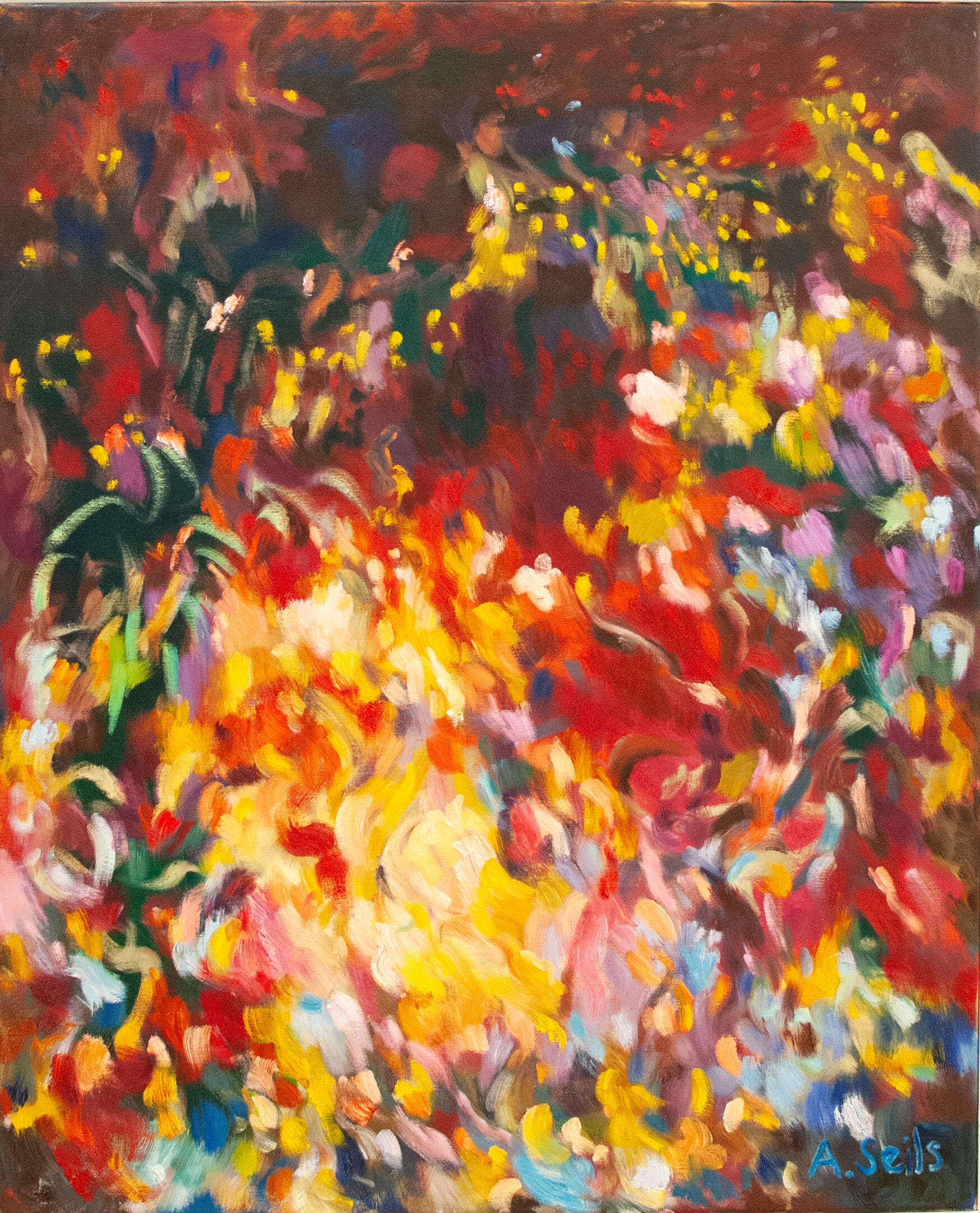 Picture "The melody runs from hedge to hedge" (2024)