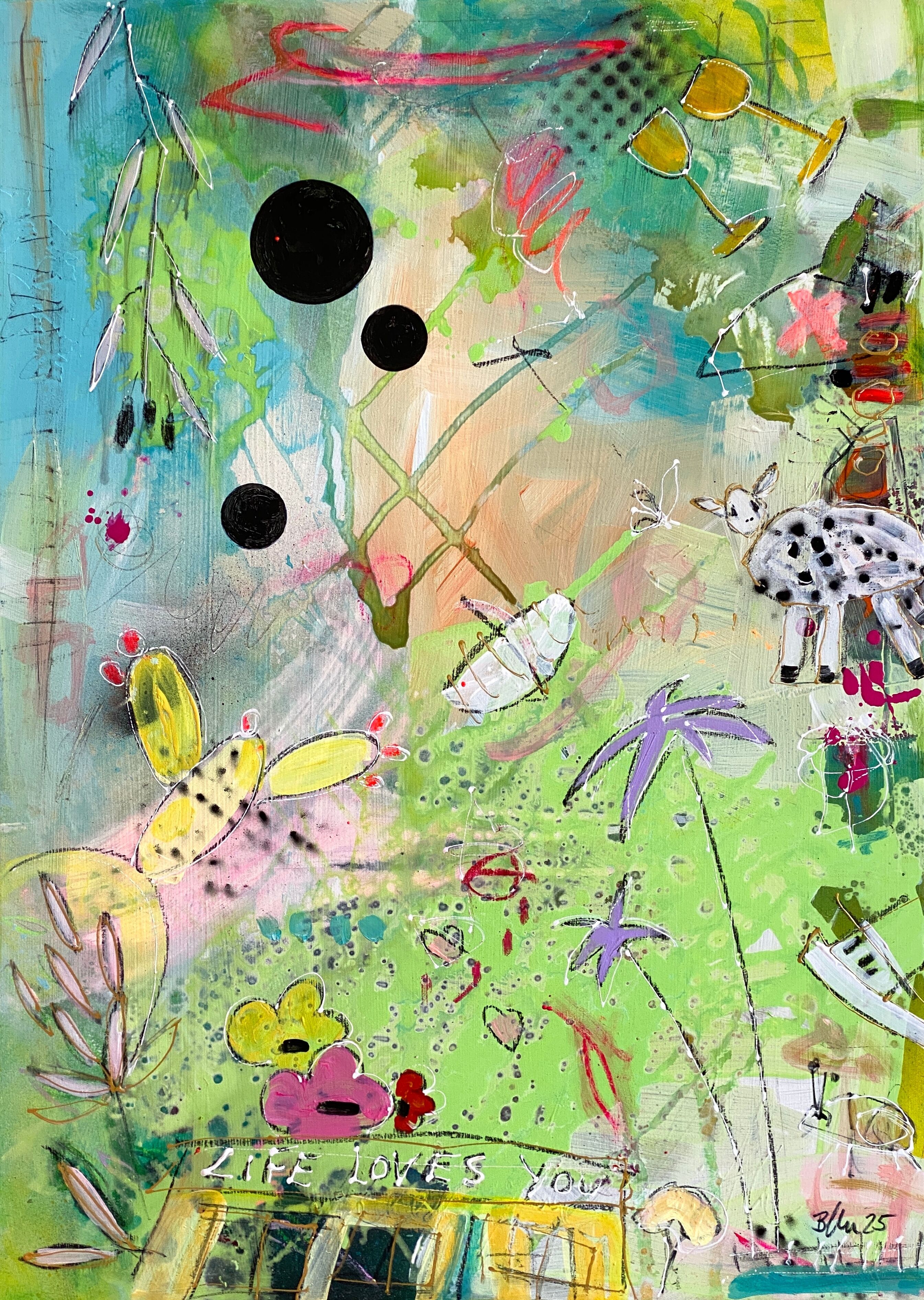 Picture "Life Loves You No.22" (2025)