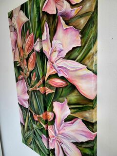 Bild "Oleander III Diptychon" (2025)