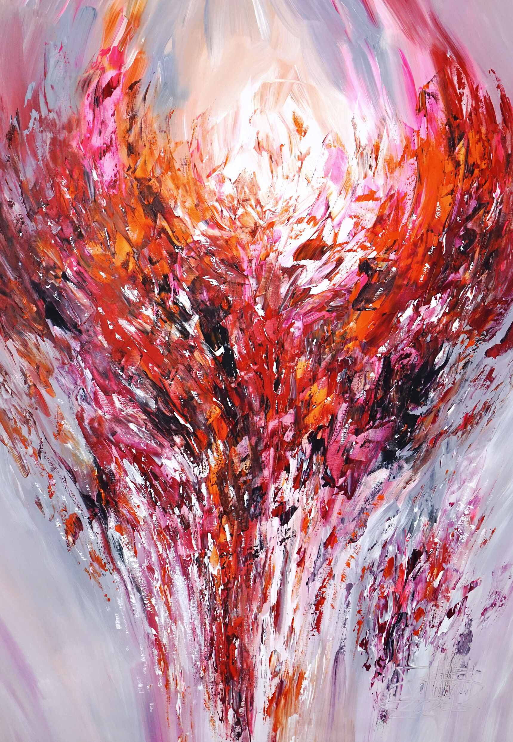 Picture "Magenta Red Energy M 1" (2024)
