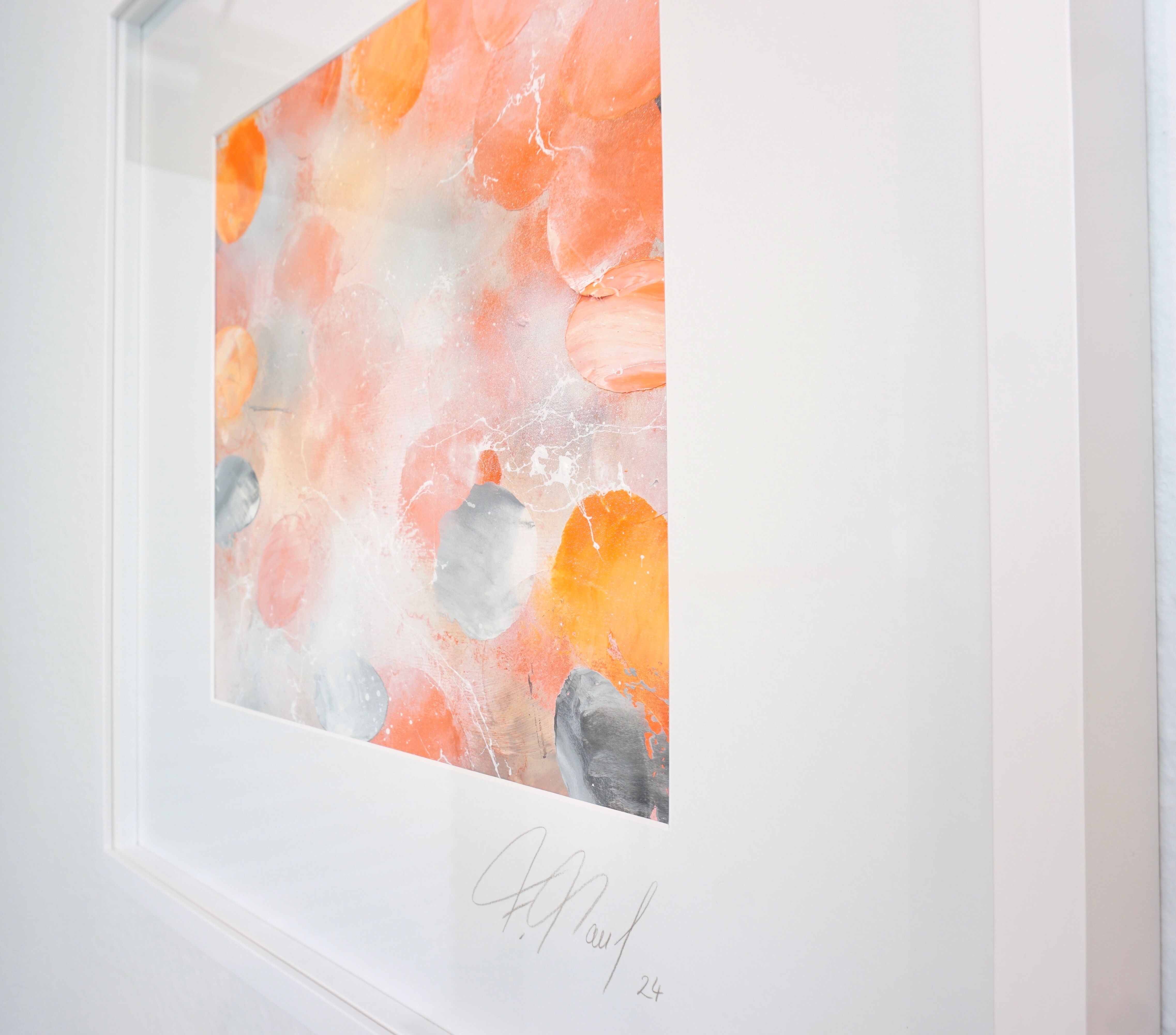 Picture "Orange Lotus Mini I" (2024)