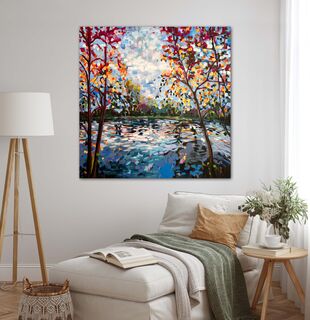 Picture "Autumn At The Pond 1" (2023)