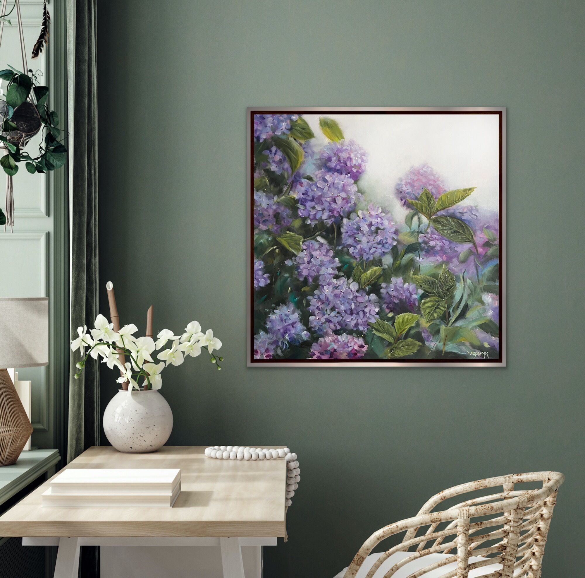 Bild "SOMMERMELODIE Hortensien #250201" (2025)