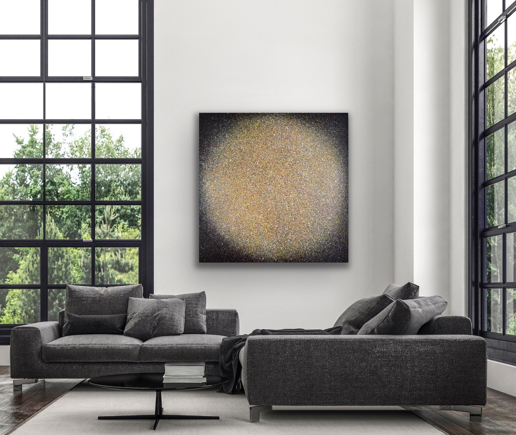 Bild "Diverging Dot #4" (2021)