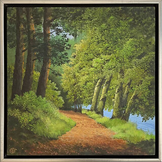 Bild "Sonniger Waldweg" (2025)