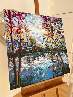 Picture "Autumn At The Pond 1" (2023)