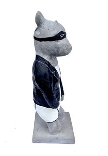 Sculpture "Elwood, the superhero" (2023)
