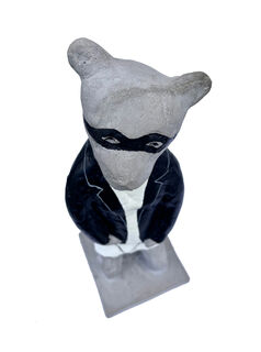 Sculpture "Elwood, the superhero" (2023)