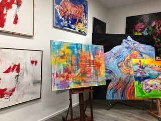Picture "Abstract discussion" (2020)