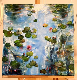 Bild "Sunshine On The Pond 1" (2022)