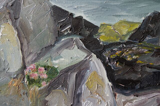 Bild "Blick auf Torvalds Head/  Shetland" (2005)