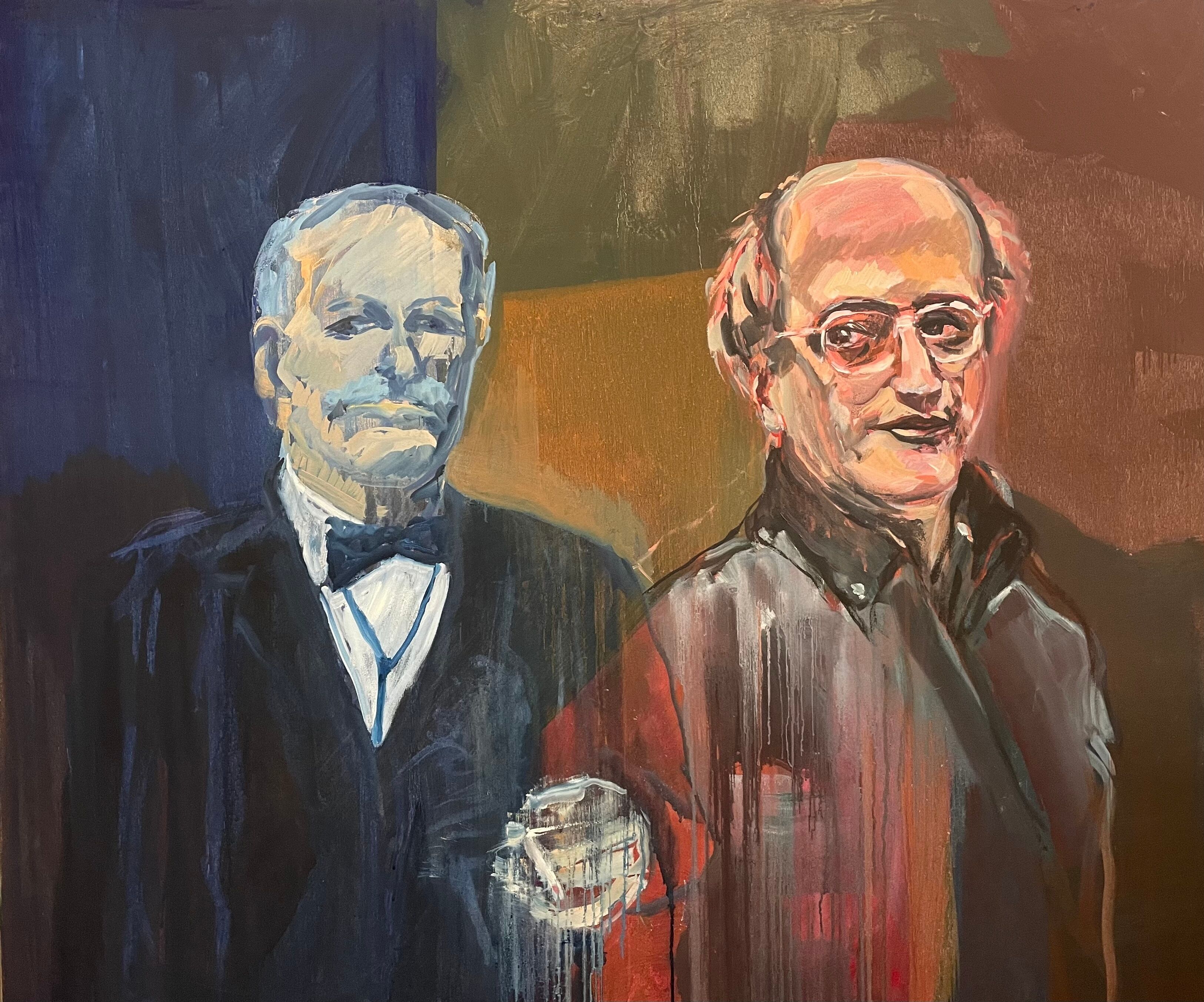 Picture "Paul Newman and Mark Rothko" (2022)
