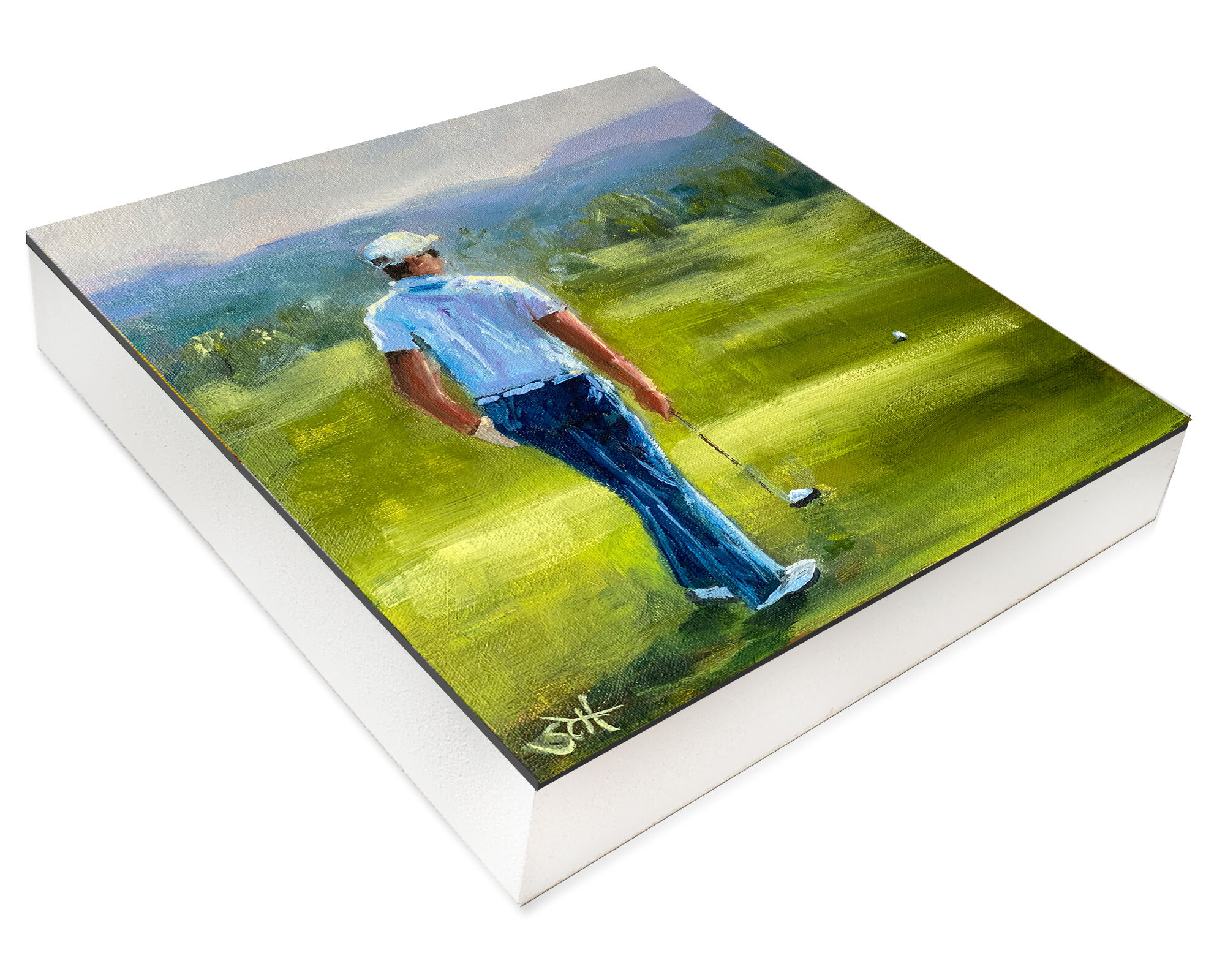 Bild "Golfspieler (Werk 200204)" (2020)