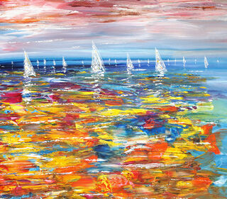 Picture "Seascape Sailing Impressions XL 23" (2023)