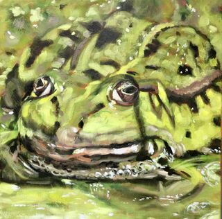 Picture "Mimicry 2 - pond frog" (2020)