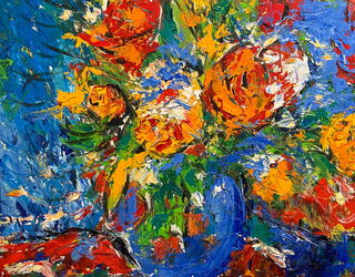 Bild "Blumenstillleben" (2023)