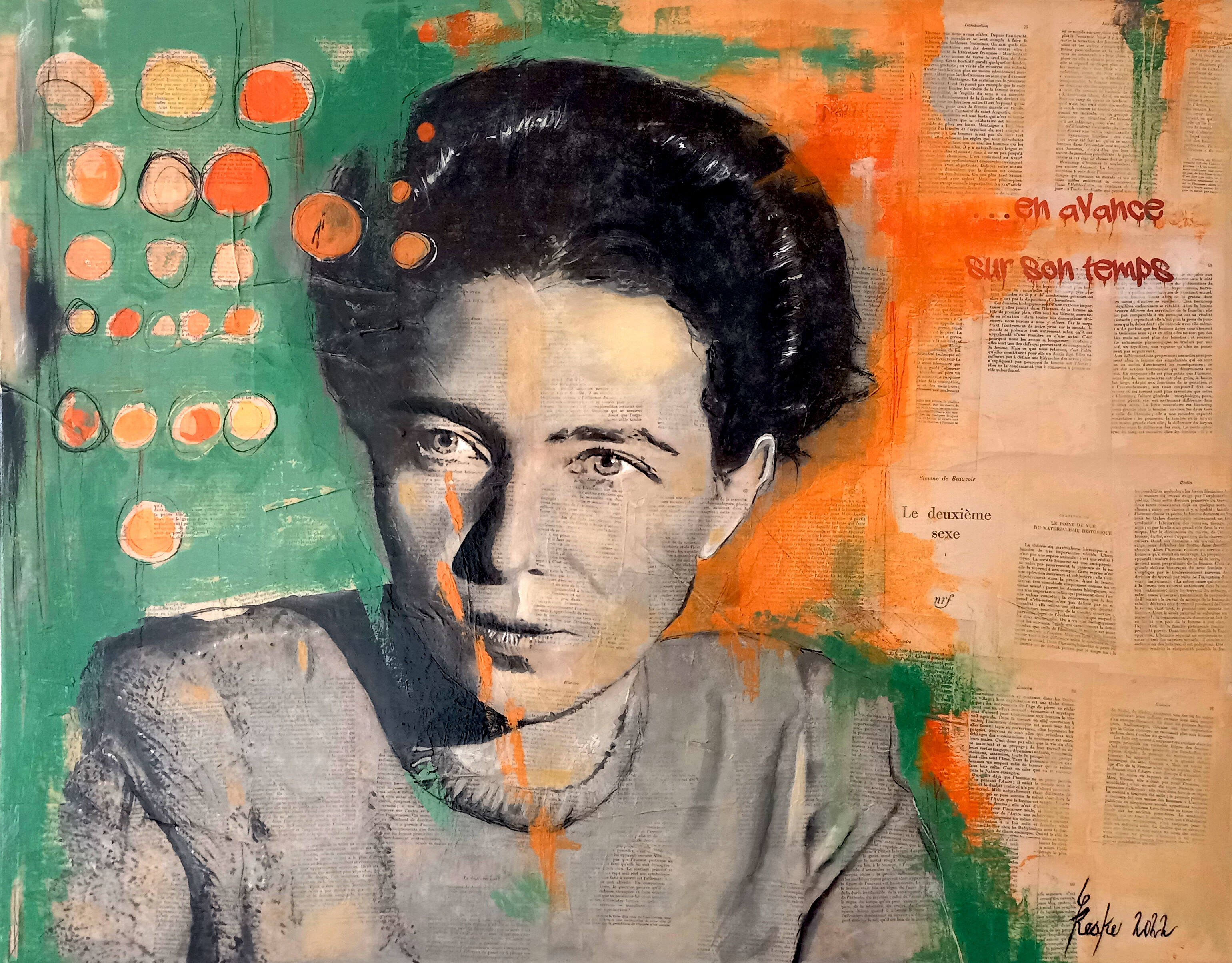 Picture "Simone (de Beauvoir) - en avance sur son temps" (2022)