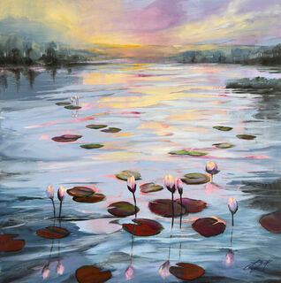 Bild "Water Lilies Land 1" (2025)
