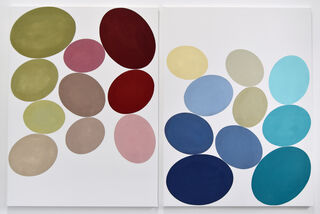 Picture "Minimalist Color Scheme #7 (Diptych)" (2025)
