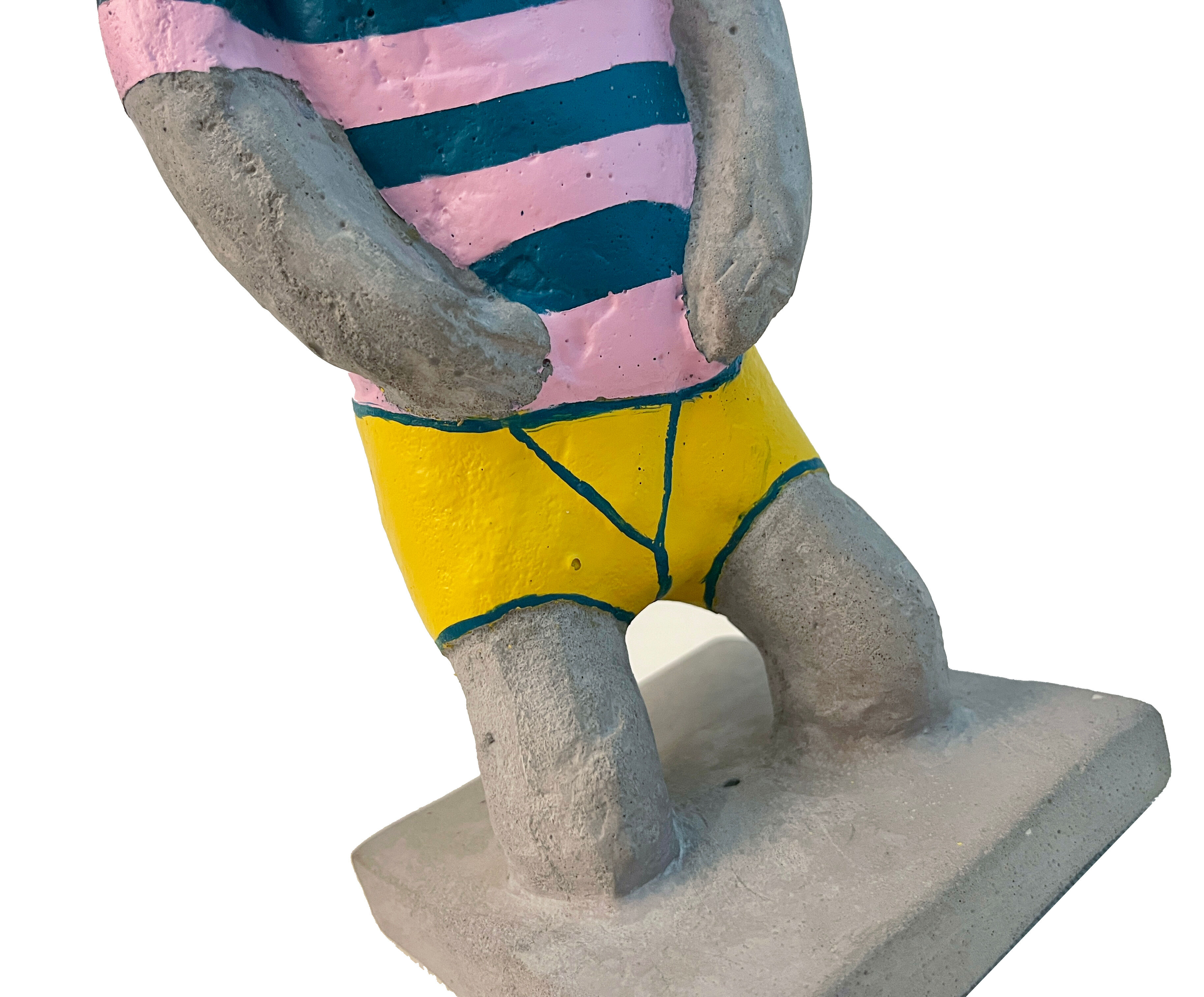 Skulptur "Louise, die Superheldin" (2023)